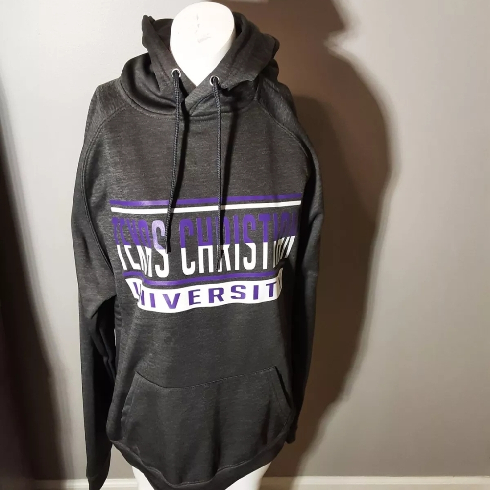 Men's Small Colosseum Sports TCU Horned Frogs Hoodie